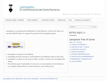 Tablet Screenshot of letrapedia.com